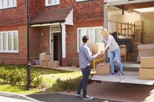 House removals team planning a Windsor home move