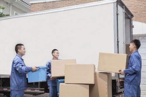 Furniture being moved from a Windsor property with careful handling