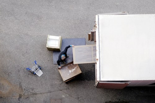 Customer complaint being documented during a removals service review