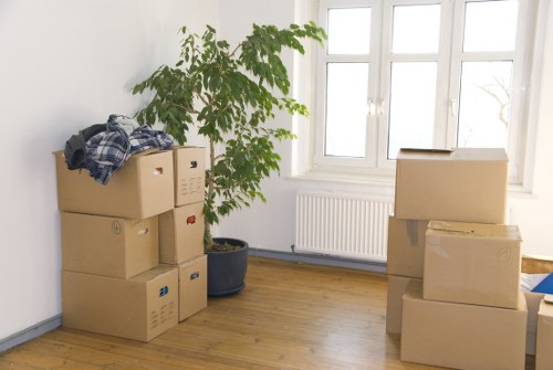 Careful unpacking and room organisation after a move in Windsor