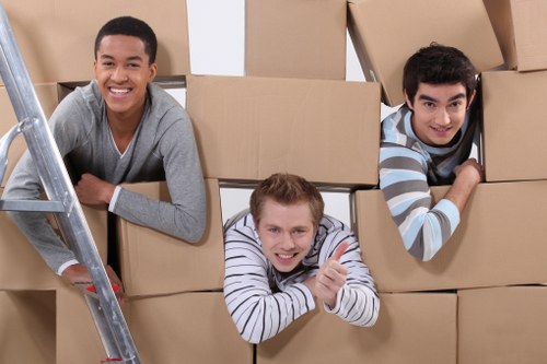 Packing materials and moving support for Windsor customers