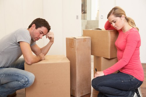 Local moving truck supporting an apartment relocation in Windsor