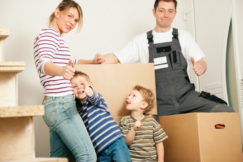 Commercial removals support for a Windsor business